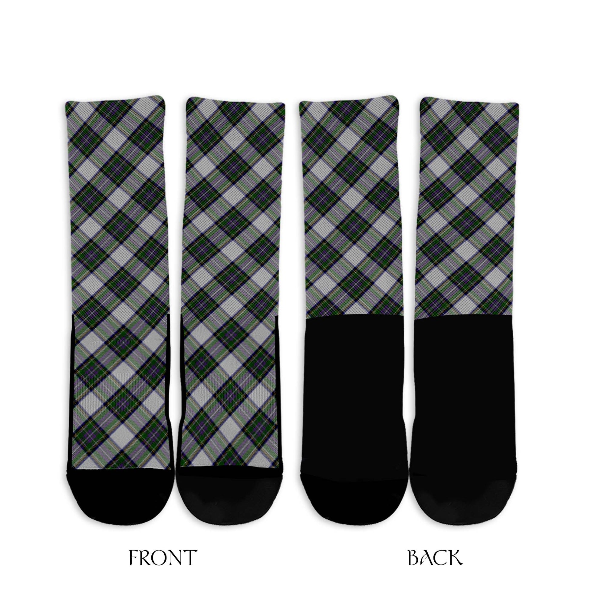 Pritchard Tartan Crew Socks Cross Tartan Style - Tartanvibesclothing