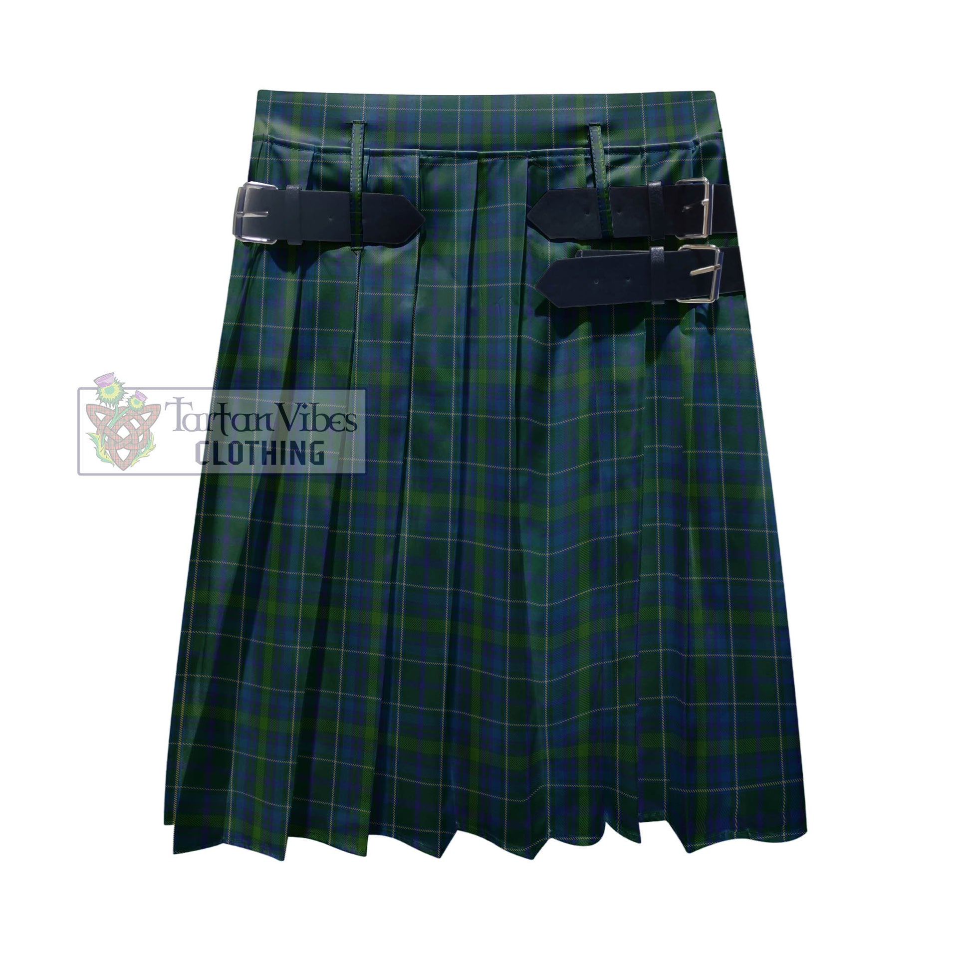 Tartan Vibes Clothing Protheroe of Wales Tartan Men's Pleated Skirt - Fashion Casual Retro Scottish Style