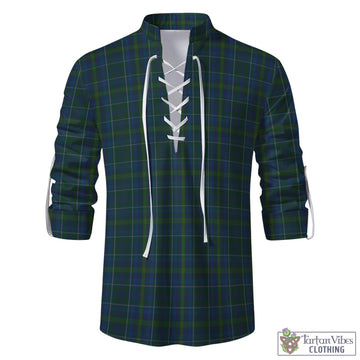 Protheroe of Wales Tartan Men's Scottish Traditional Jacobite Ghillie Kilt Shirt