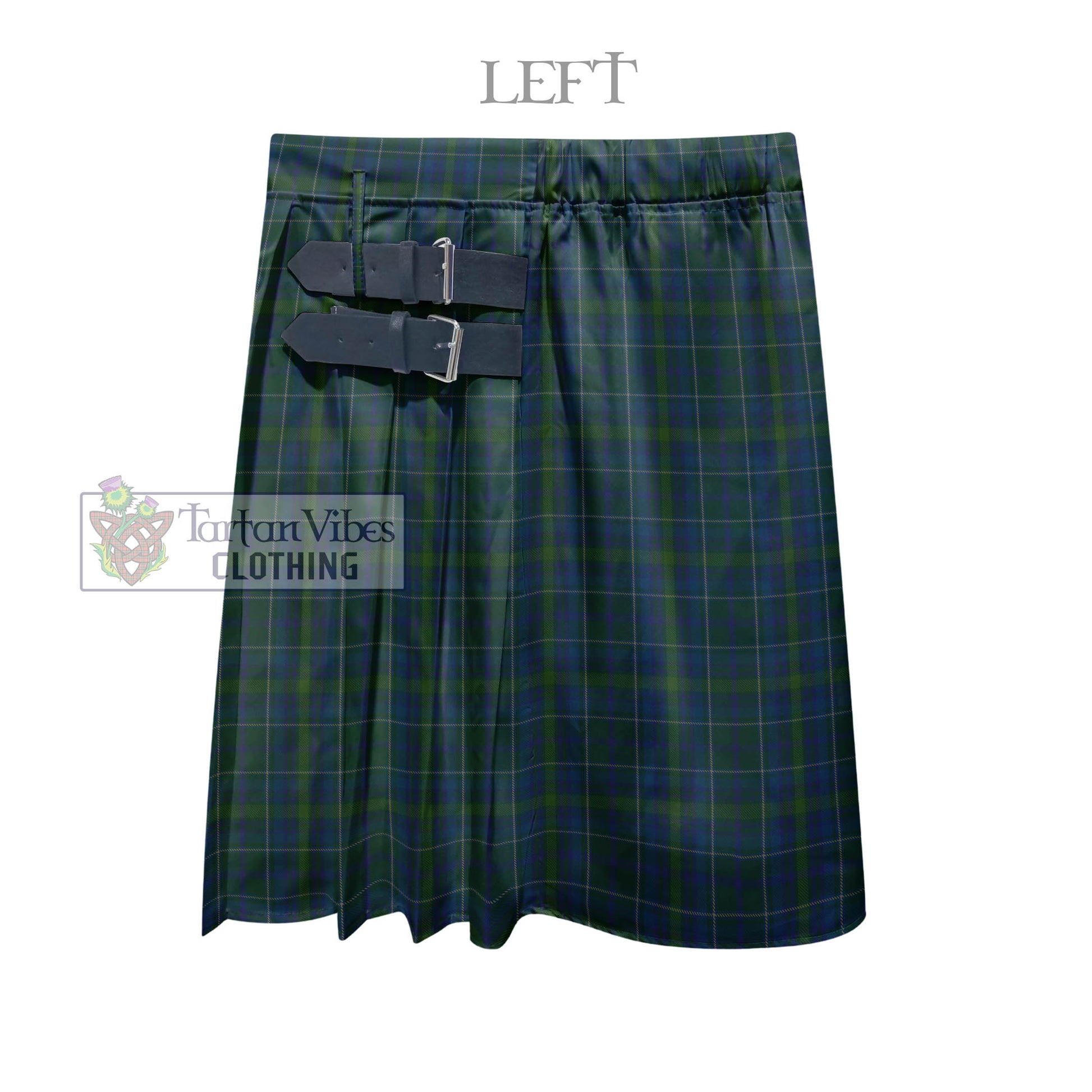 Tartan Vibes Clothing Protheroe of Wales Tartan Men's Pleated Skirt - Fashion Casual Retro Scottish Style