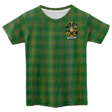 Purcell Irish Clan Tartan Kid T-Shirt with Coat of Arms Youth XL Size14 - Tartan Vibes Clothing