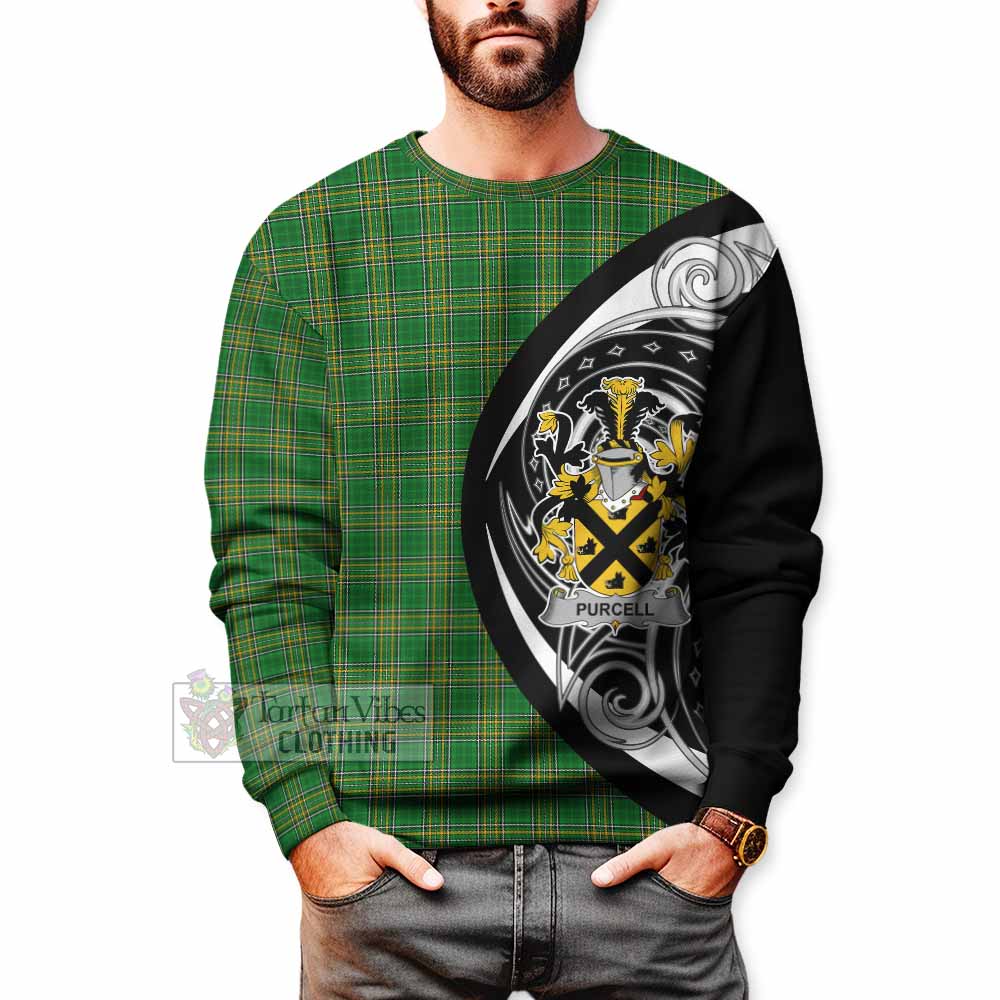 Purcell Irish Clan Sweatshirt Celtic Circle Style - Tartan Vibes Clothing