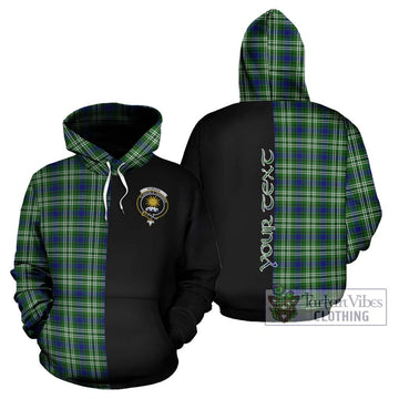 Purves Tartan Hoodie with Family Crest and Half Of Me Style