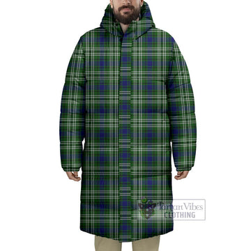 Purves Tartan Long Down Jacket