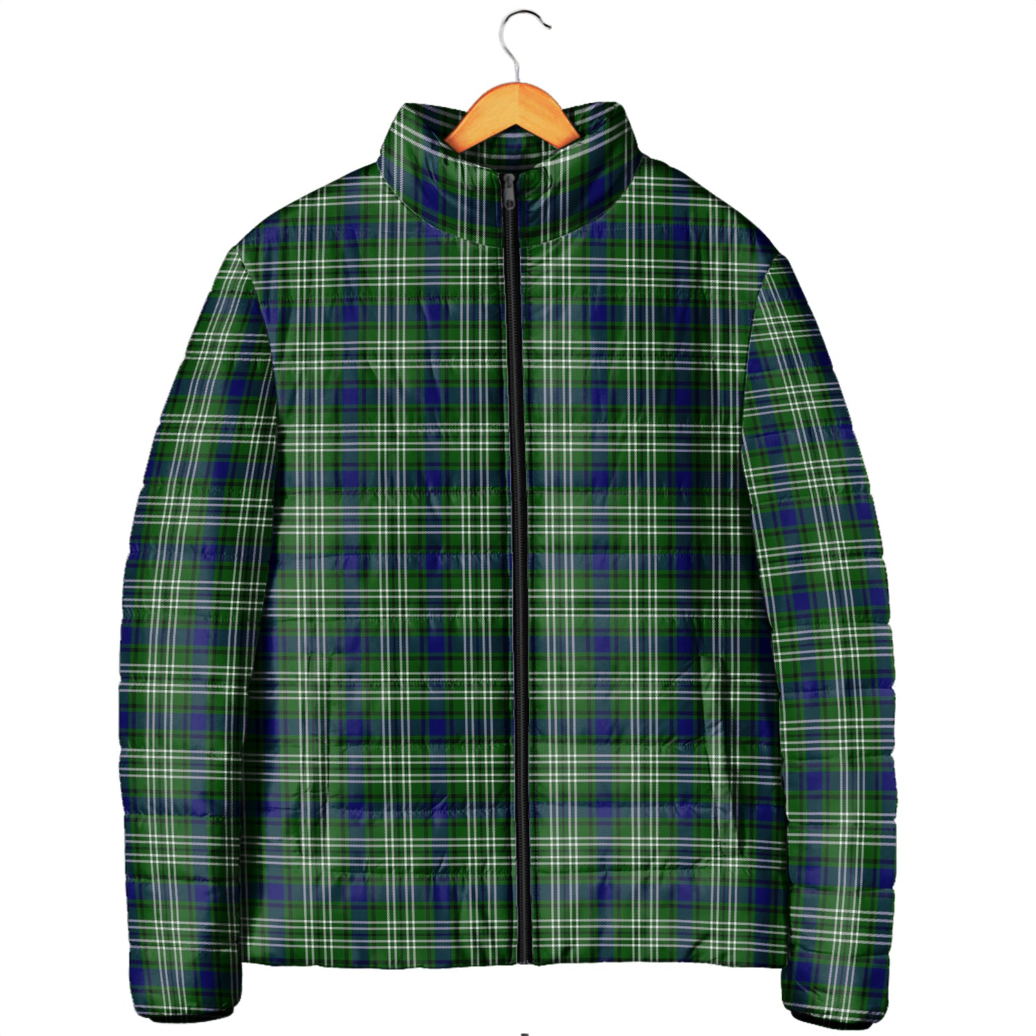 Purves Tartan Padded Jacket Men's Padded Jacket - Tartan Vibes Clothing