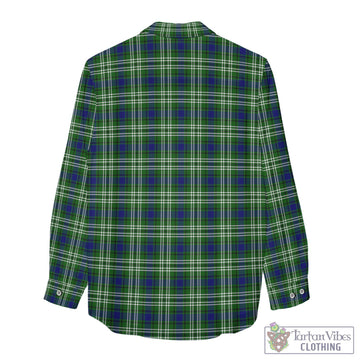 Purves Tartan Women's Casual Shirt with Family Crest