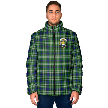 Purves Tartan Padded Jacket with Family Crest