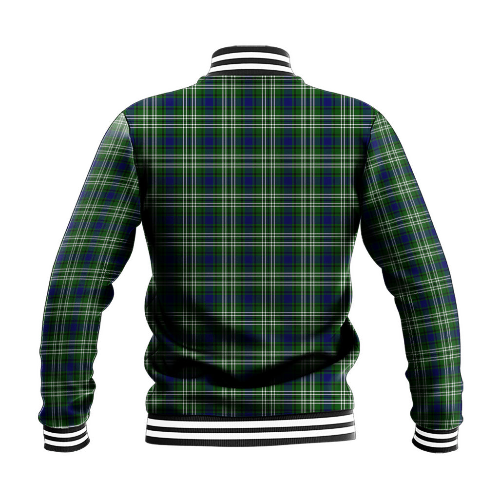 Purves Tartan Baseball Jacket with Family Crest - Tartan Vibes Clothing