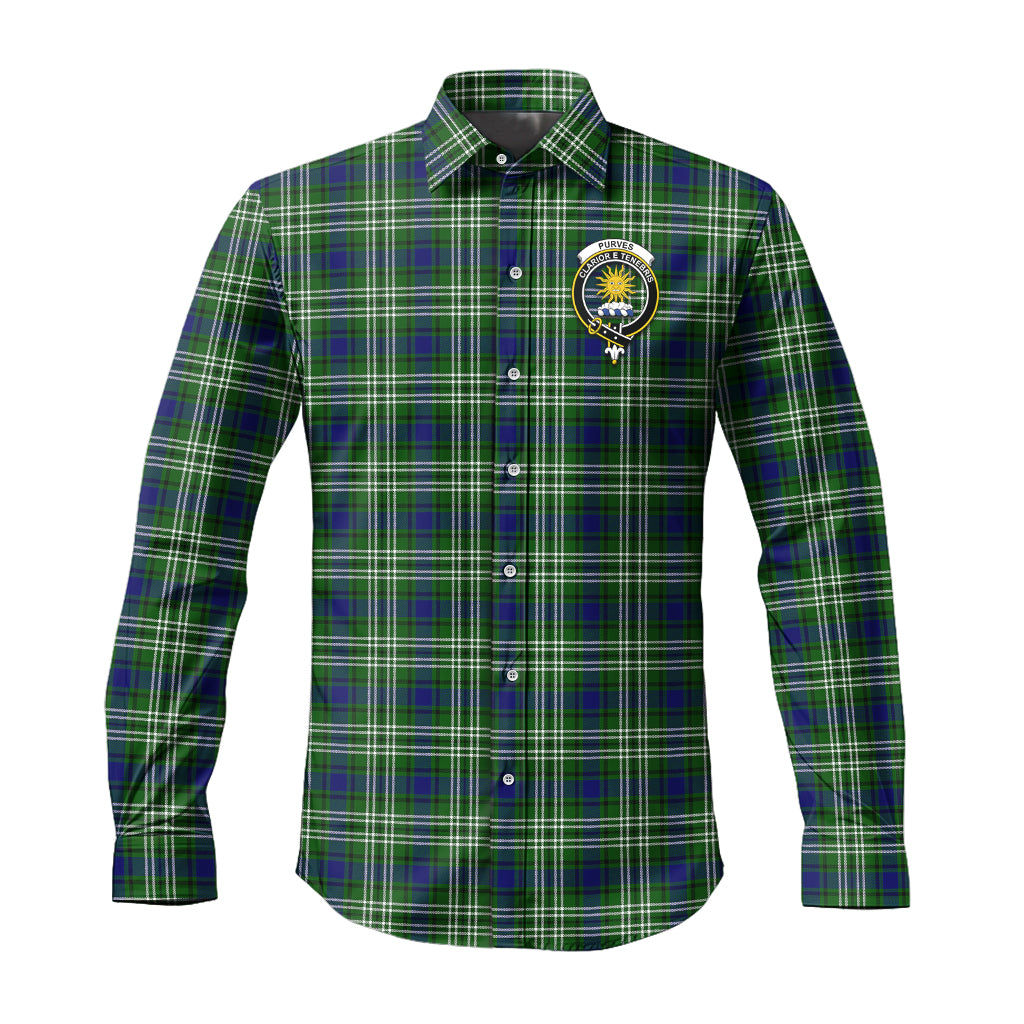 purves-tartan-long-sleeve-button-up-shirt-with-family-crest