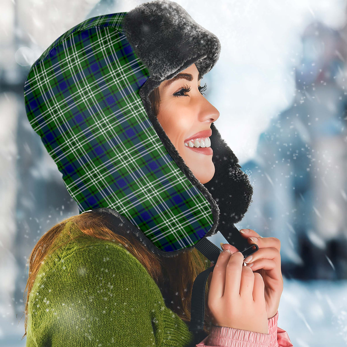 Purves Tartan Winter Trapper Hat - Tartan Vibes Clothing