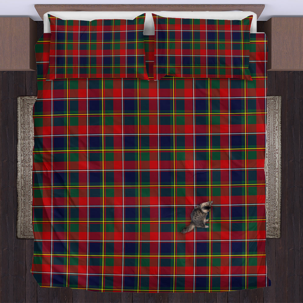 quebec-province-canada-tartan-bedding-set