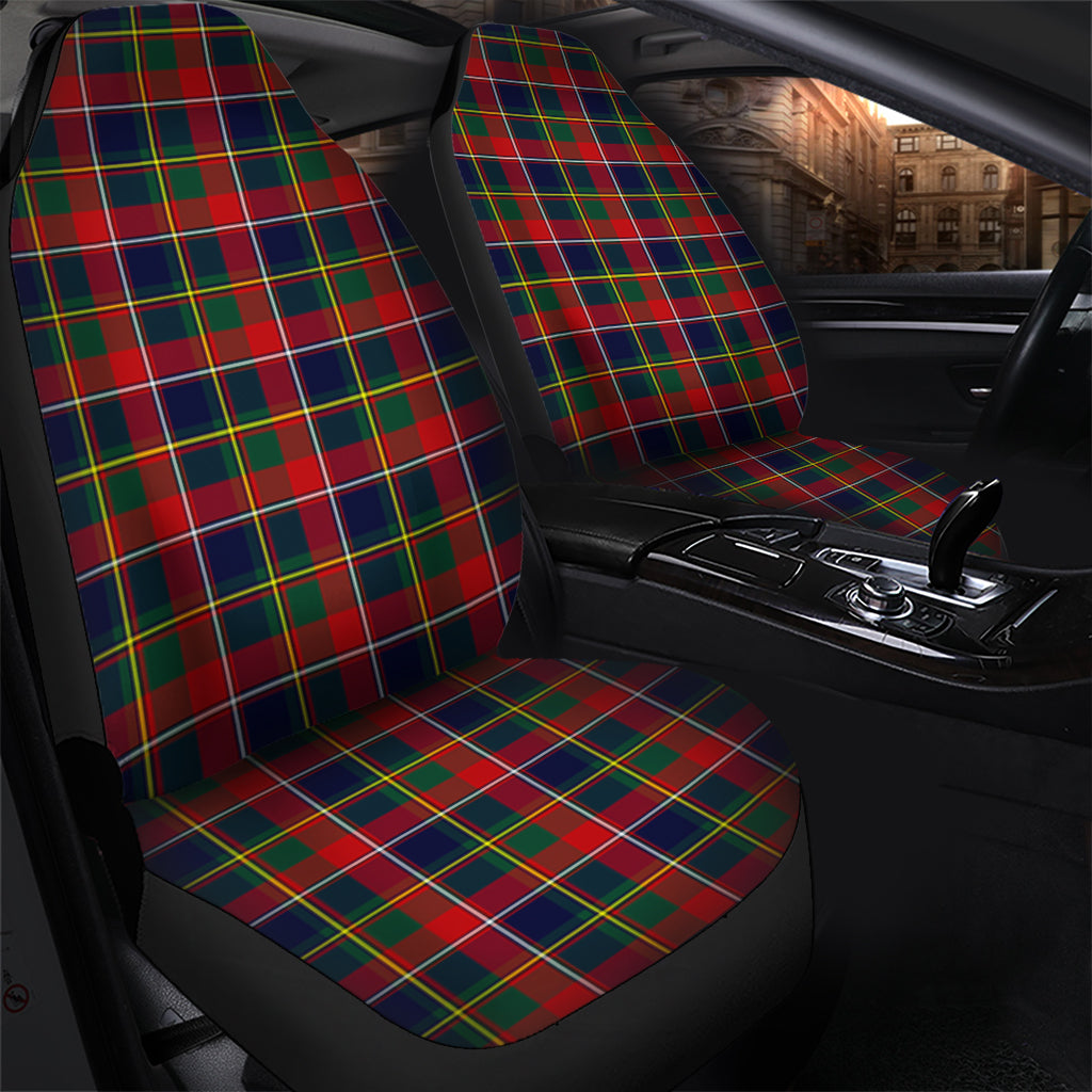 Quebec Province Canada Tartan Car Seat Cover One Size - Tartanvibesclothing