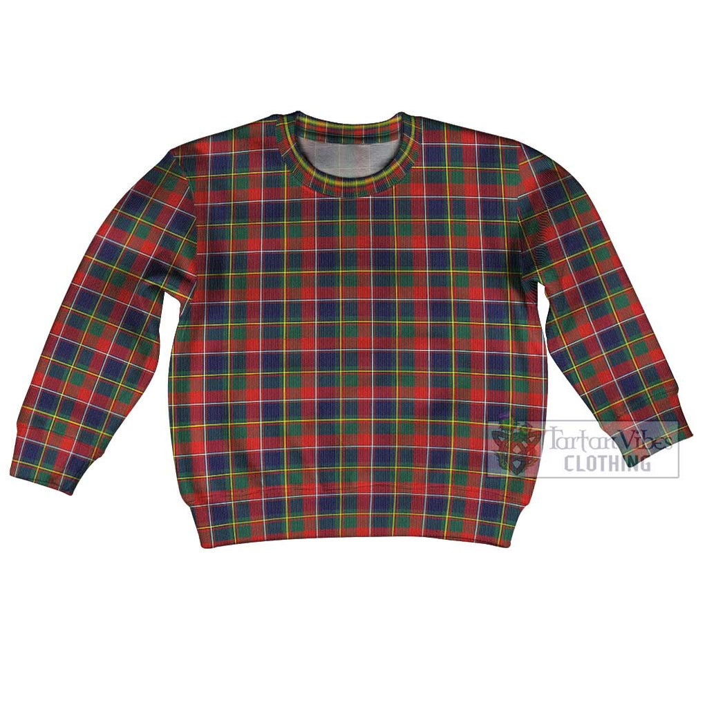 Tartan Vibes Clothing Quebec Province Canada Tartan Kid Ugly Sweater