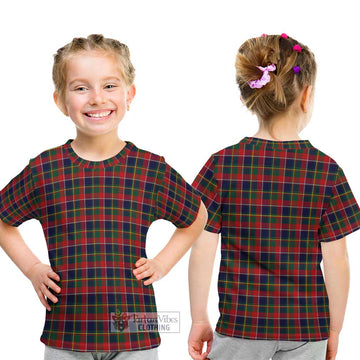 Quebec Province Canada Tartan Kid T-Shirt