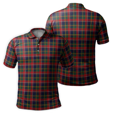 Quebec Province Canada Tartan Mens Polo Shirt