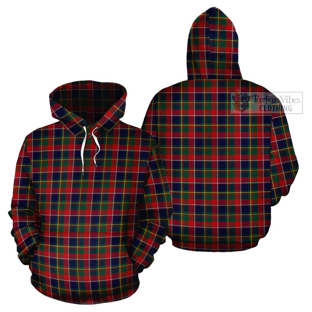 Quebec Province Canada Tartan Cotton Hoodie Pullover Hoodie - Tartan Vibes Clothing