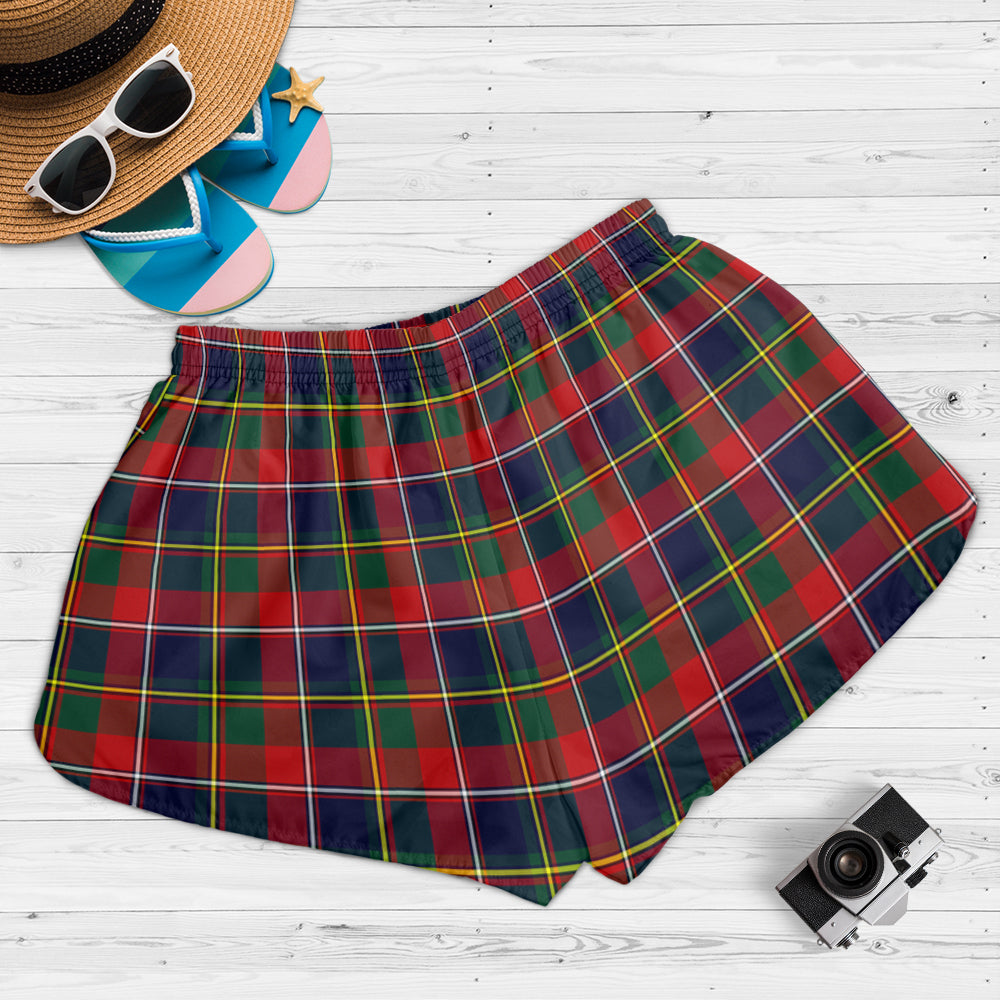 quebec-province-canada-tartan-womens-shorts