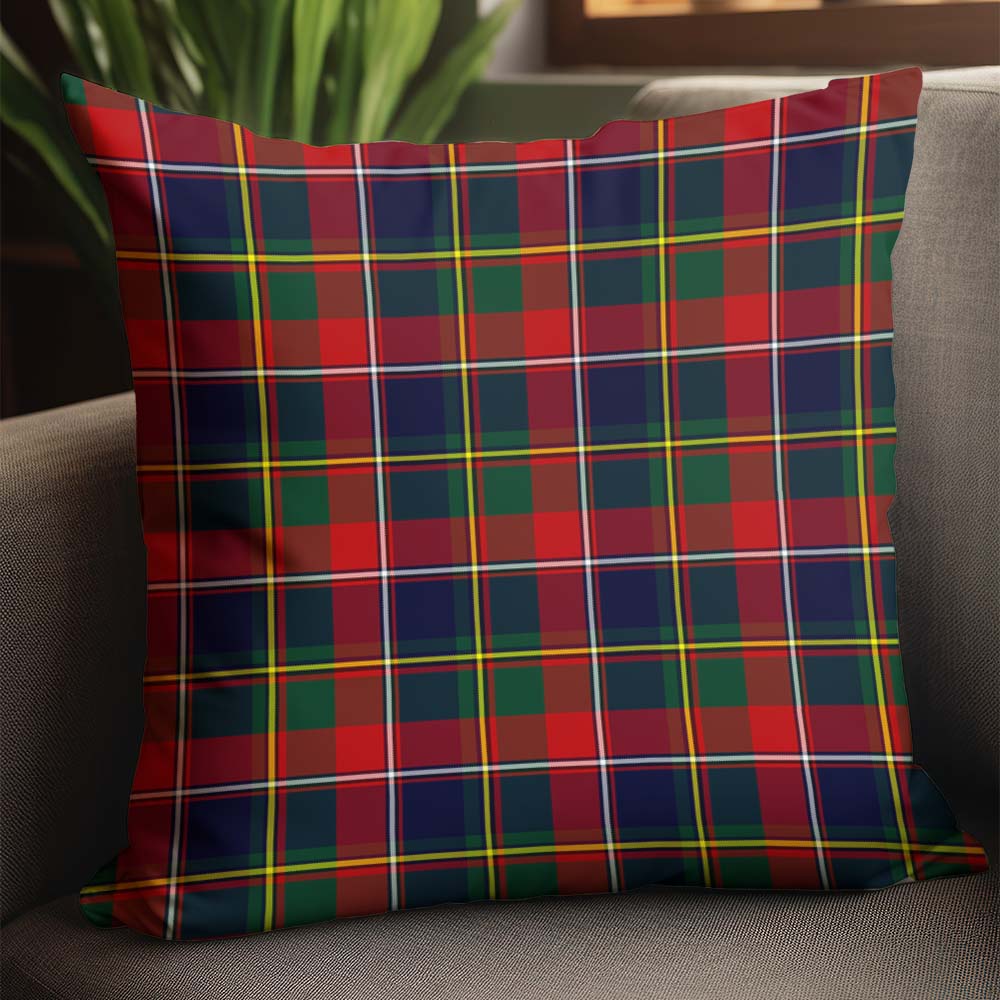 Quebec Province Canada Tartan Pillow Cover - Tartanvibesclothing