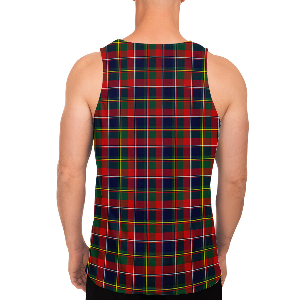 quebec-province-canada-tartan-mens-tank-top