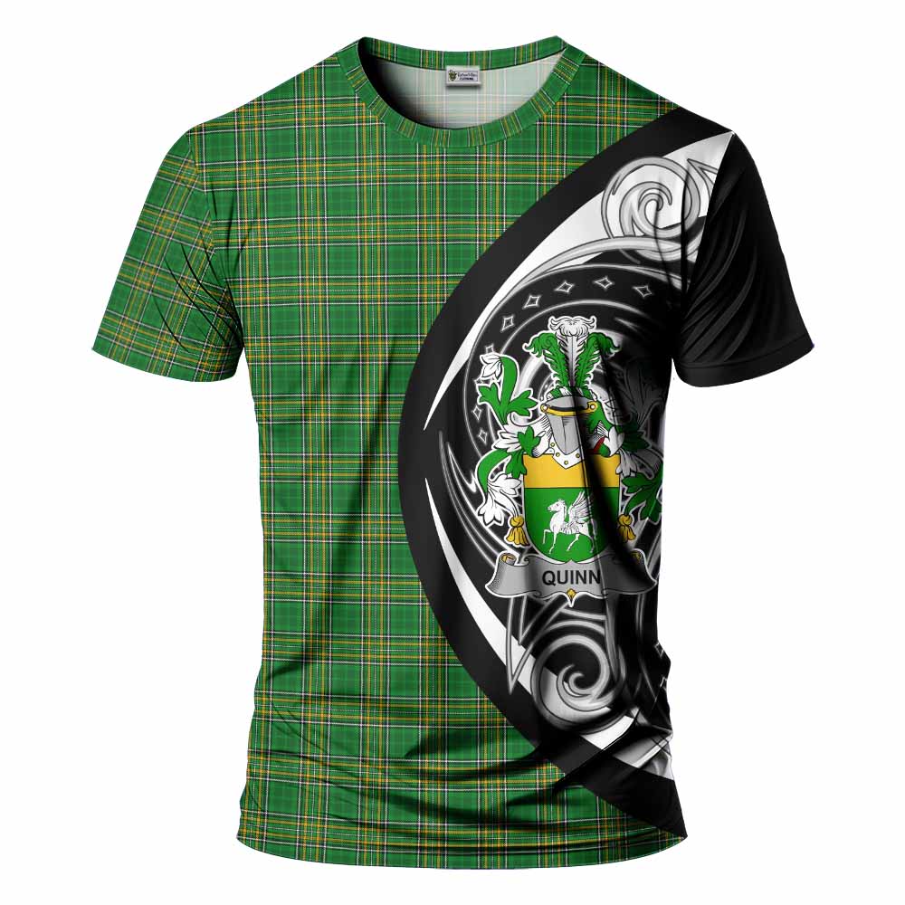 Quinn Irish Clan T-Shirt Celtic Circle Style Kid's Shirt - Tartan Vibes Clothing