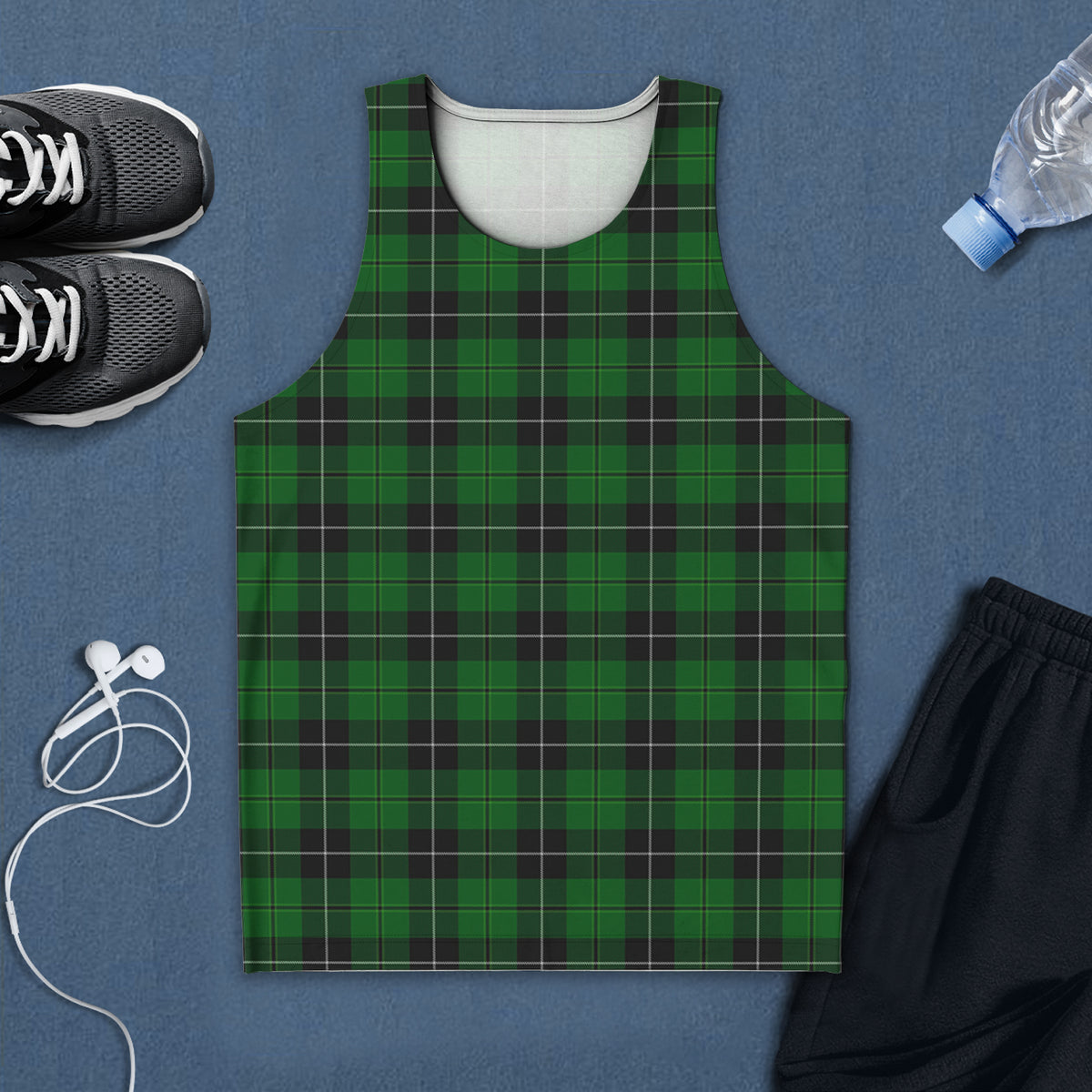Raeside Tartan Mens Tank Top 5XL - Tartan Vibes Clothing