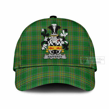 Rafferty Irish Clan Tartan Classic Cap with Coat of Arms