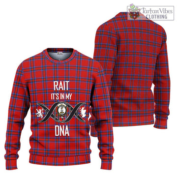 Rait Tartan Ugly Sweater with Family Crest DNA In Me Style