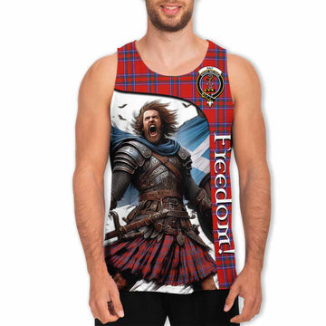 Rait Crest Tartan Men's Tank Top Inspired by the Freedom of Scottish Warrior