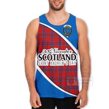 Rait Family Crest Tartan Men's Tank Top Celebrate Saint Andrew's Day in Style