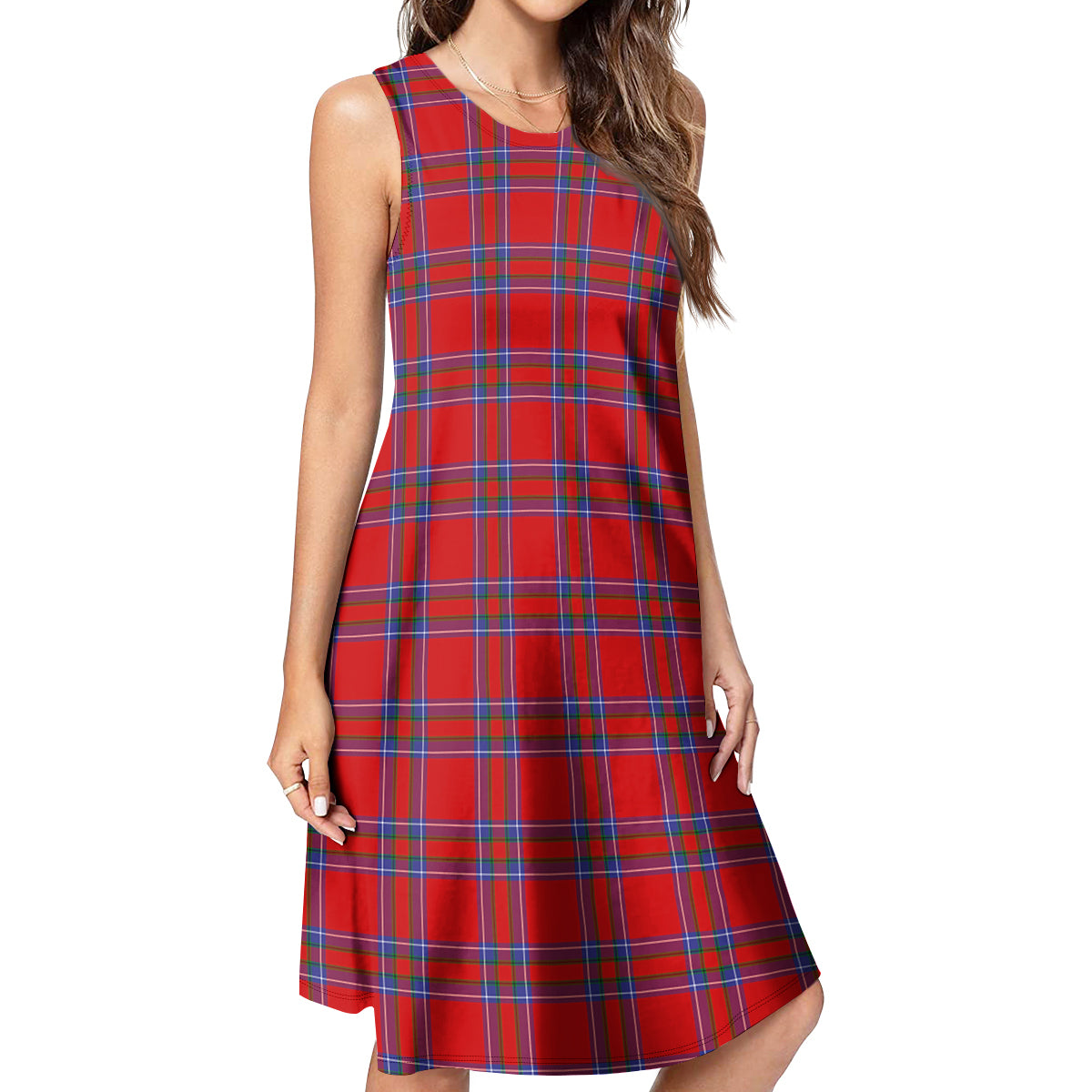Rait Tartan Womens Casual Dresses 4XL - Tartan Vibes Clothing
