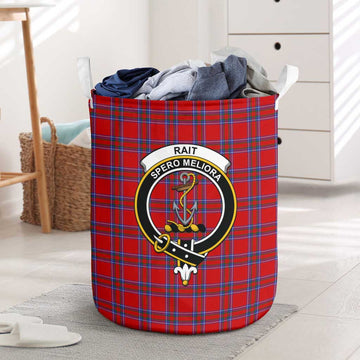 Rait Tartan Laundry Basket with Family Crest