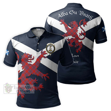 Rait Tartan Lion Rampant Polo Shirt Proudly Display Your Heritage with Alba Gu Brath and Clan Name