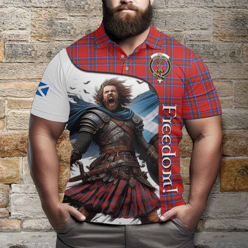 Rait Crest Tartan Polo Shirt Inspired by the Freedom of Scottish Warrior