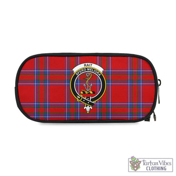 Rait Tartan Pen and Pencil Case with Family Crest