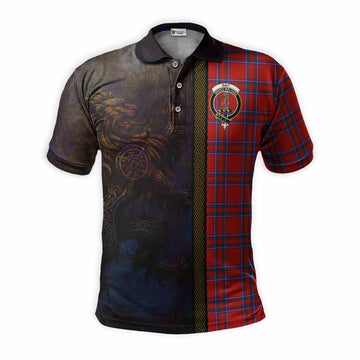 Rait Tartan Family Crest Polo Shirt Alba Gu Brath Be Brave Lion Ancient Style Kid - Tartan Vibes Clothing