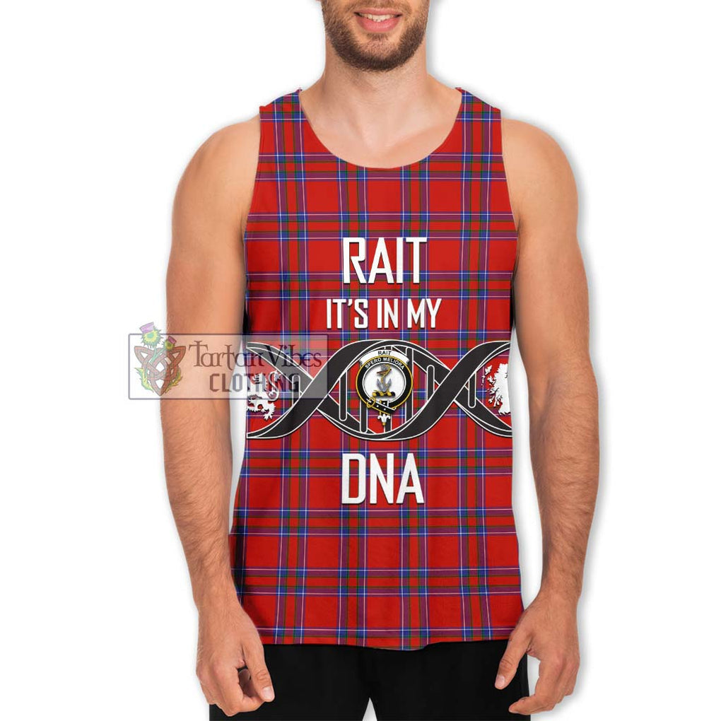 Rait Tartan Men's Tank Top with Family Crest DNA In Me Style Men - Tartanvibesclothing Shop