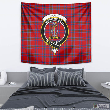 Rait Tartan Tapestry Wall Hanging and Home Decor for Room with Family Crest