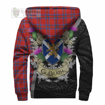 Rait Tartan Family Crest Sherpa Hoodie Lion Rampant Royal Thistle Shield Celtic Inspired - Tartan Vibes Clothing