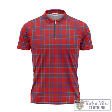 Rait Tartan Zipper Polo Shirt