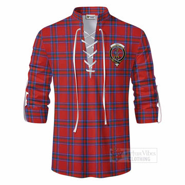 Rait Tartan Ghillie Kilt Shirt with Family Crest DNA In Me Style