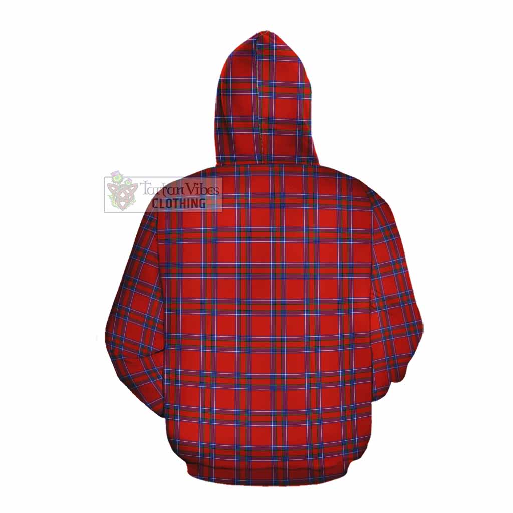 Tartan Vibes Clothing Rait Tartan Cotton Hoodie with Family Crest DNA In Me Style