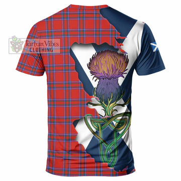 Rait Tartan Family Crest T-Shirt Scottish Thistle Celtic Inspired - Tartan Vibes Clothing
