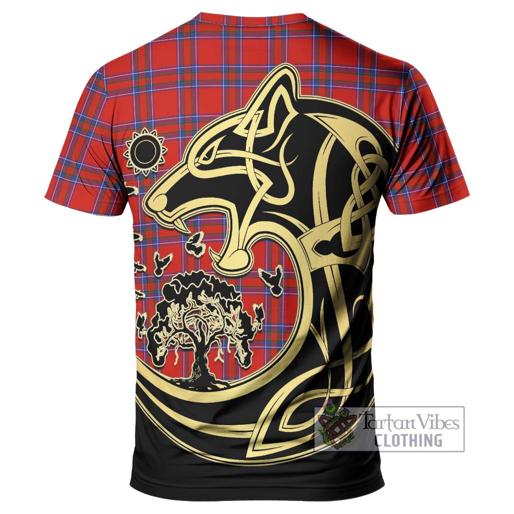 Rait Tartan T-Shirt with Family Crest Celtic Wolf Style - Tartan Vibes Clothing