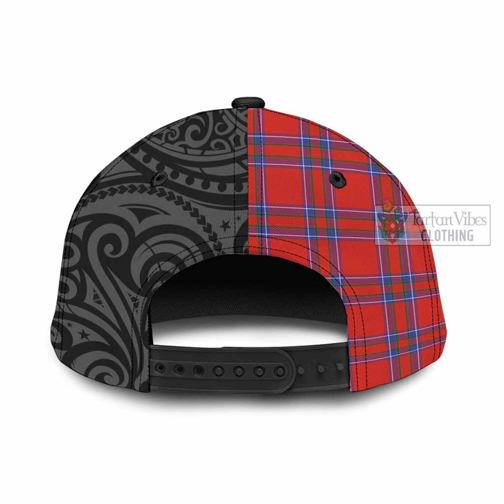 Tartan Vibes Clothing Rait Tartan Classic Cap with New Zealand Silver Fern Half Style