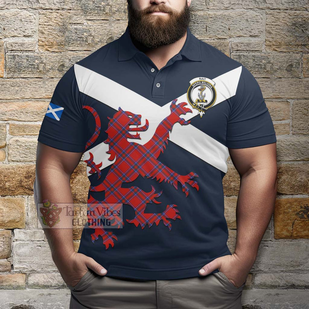 Tartan Vibes Clothing Rait Tartan Lion Rampant Polo Shirt – Proudly Display Your Heritage with Alba Gu Brath and Clan Name