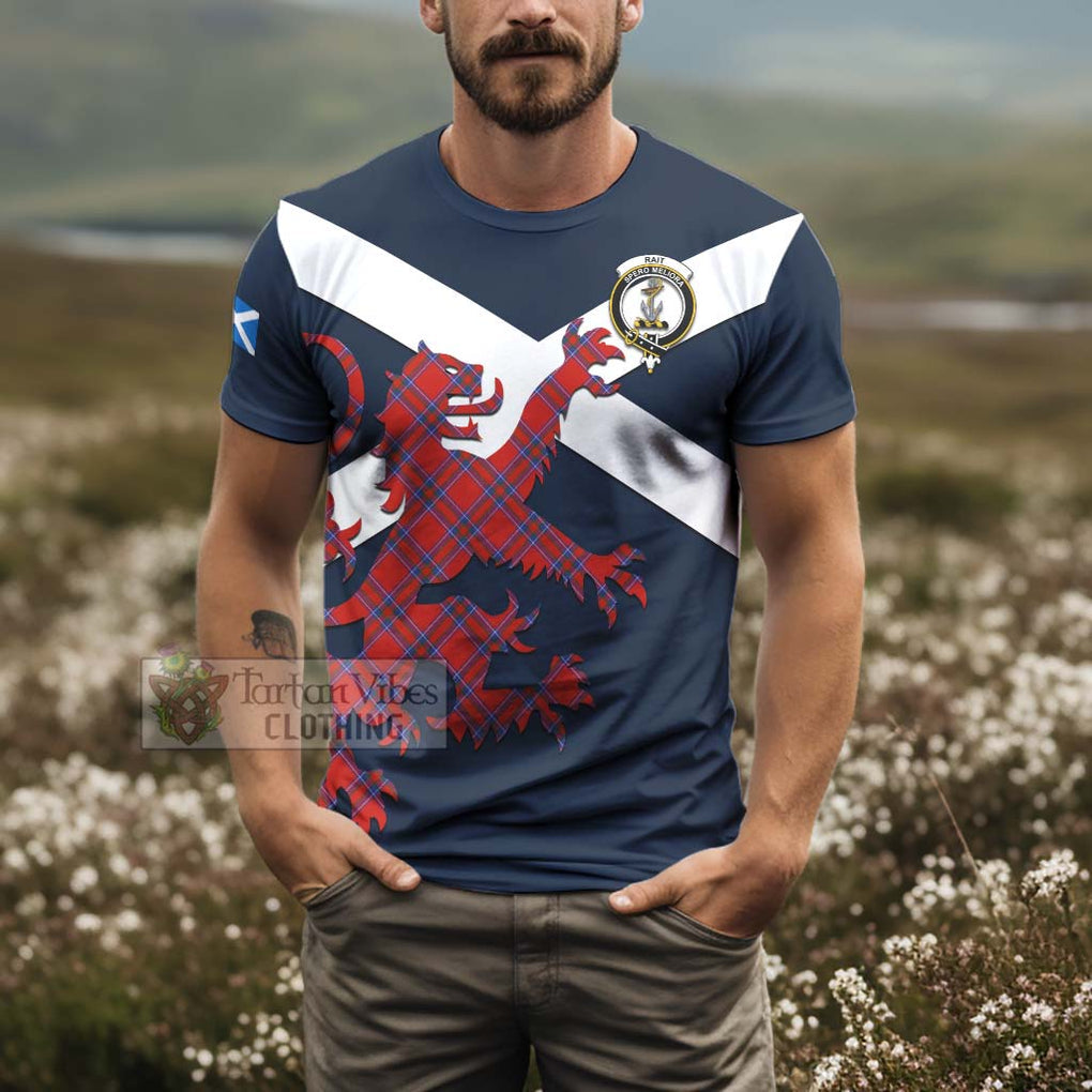 Tartan Vibes Clothing Rait Tartan Lion Rampant T-Shirt – Proudly Display Your Heritage with Alba Gu Brath and Clan Name