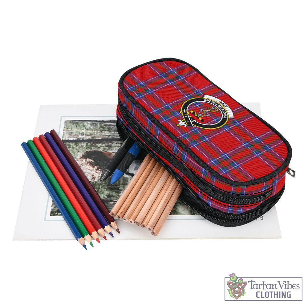 Rait Tartan Pen and Pencil Case with Family Crest - Tartan Vibes Clothing