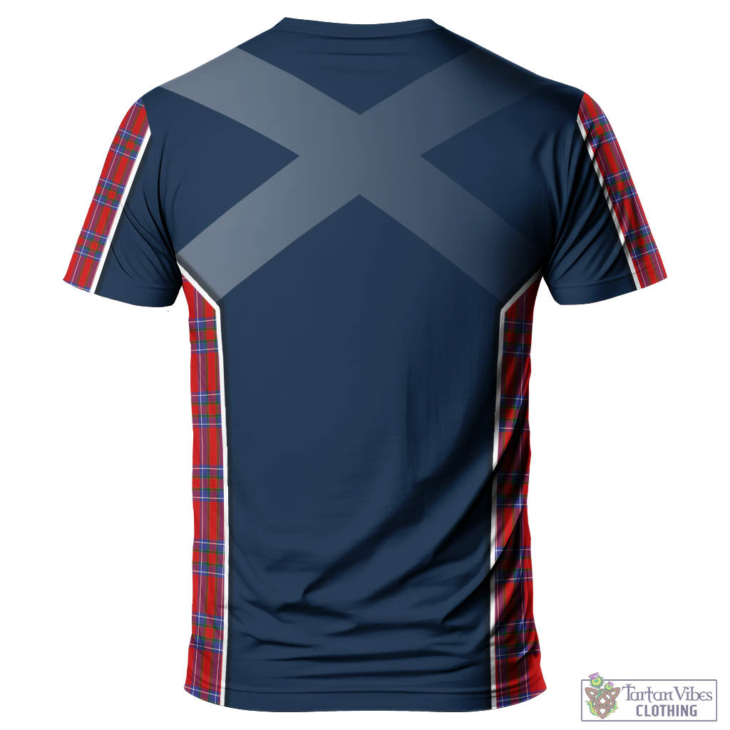 Tartan Vibes Clothing Rait Tartan T-Shirt with Family Crest and Lion Rampant Vibes Sport Style