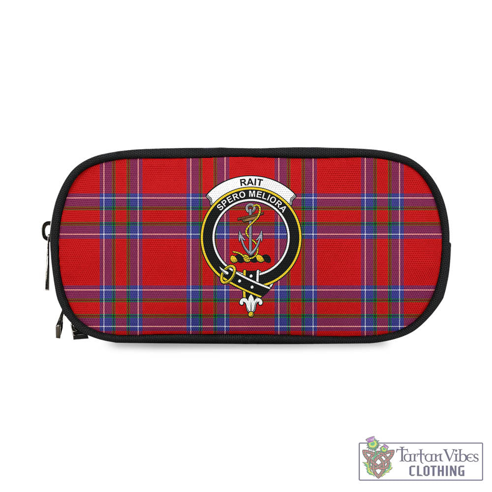 Rait Tartan Pen and Pencil Case with Family Crest - Tartan Vibes Clothing