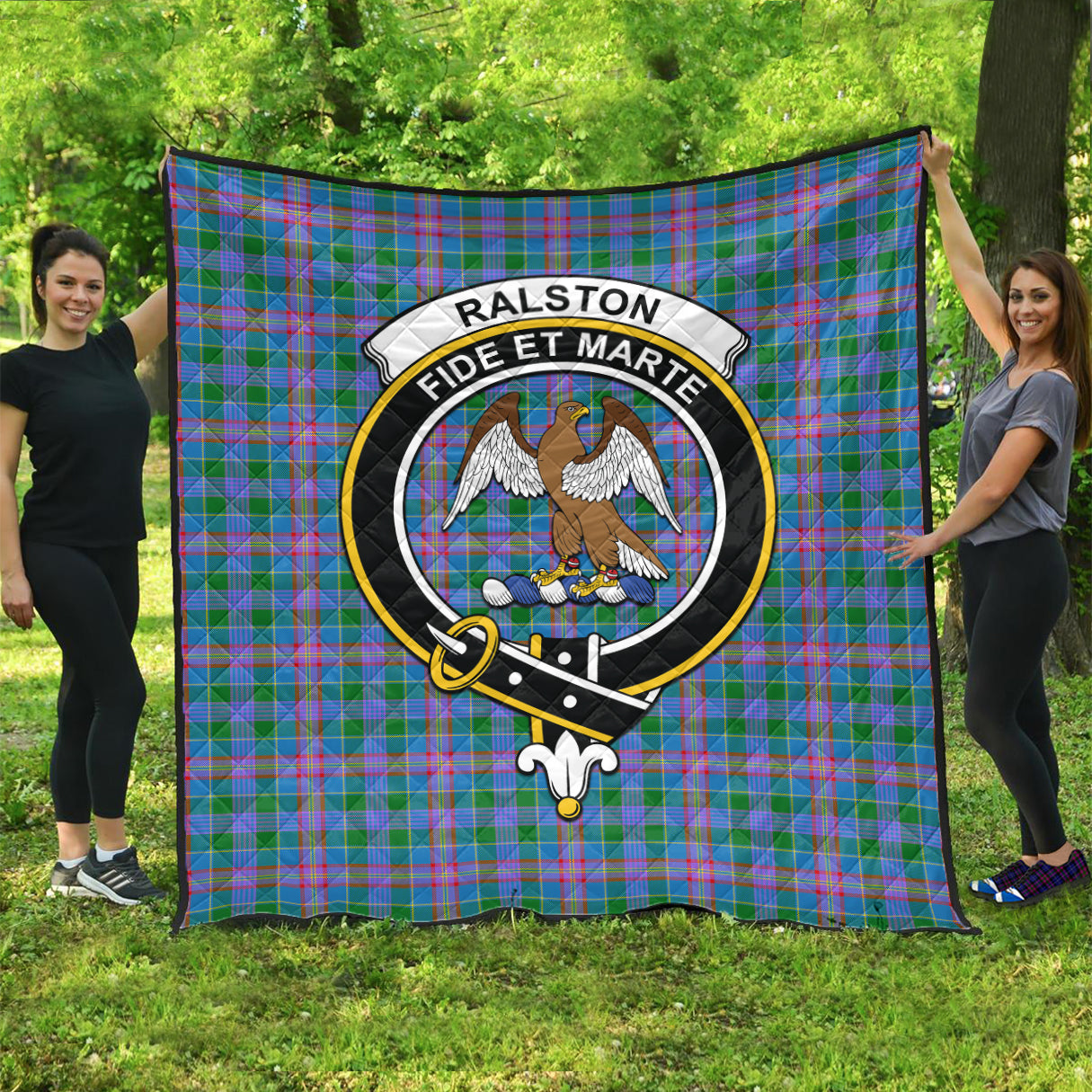 ralston-tartan-quilt-with-family-crest